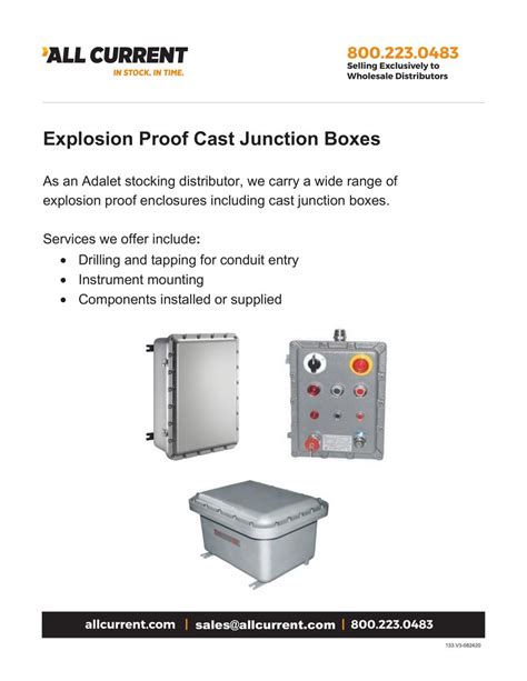 cast junction box instructions